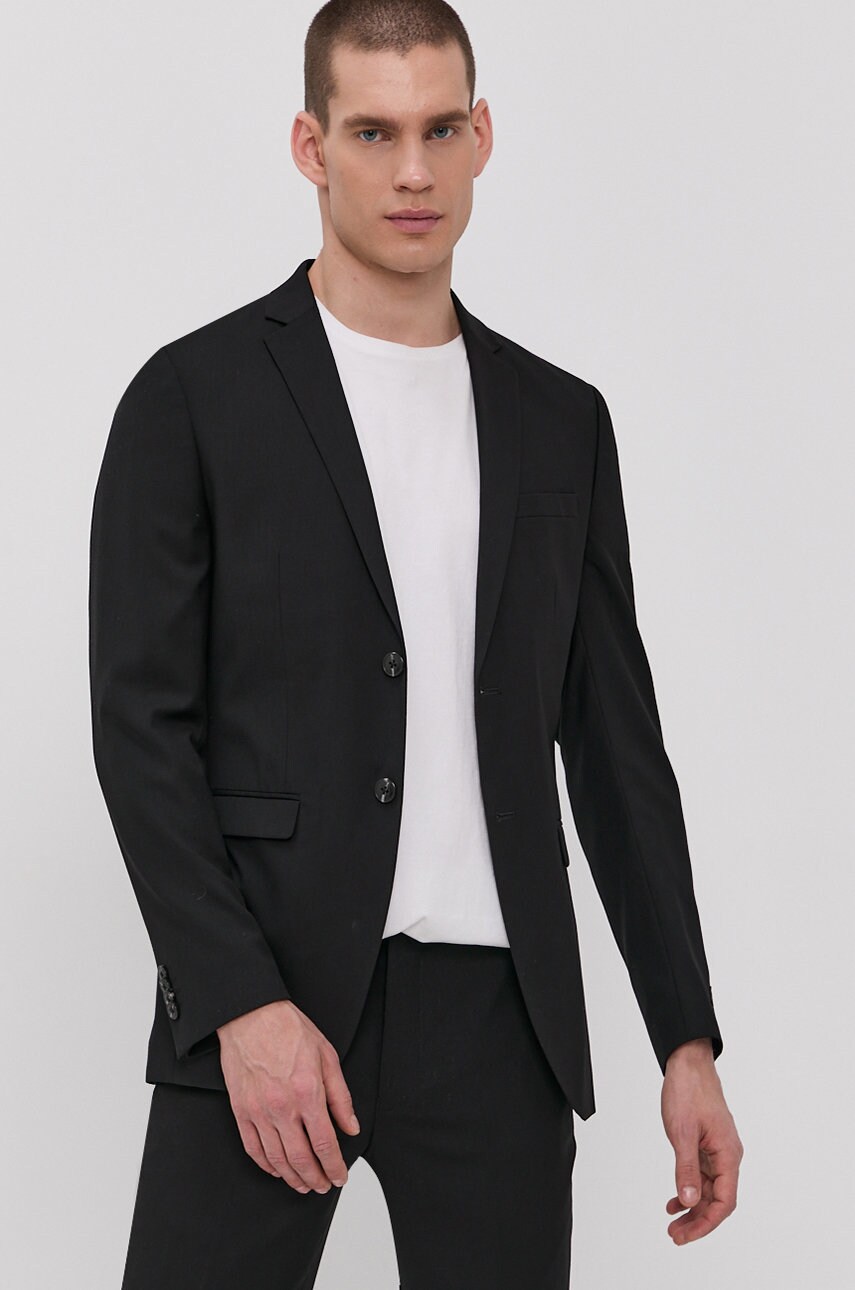 

Костюм Premium by Jack&Jones мужская цвет чёрный гладкая