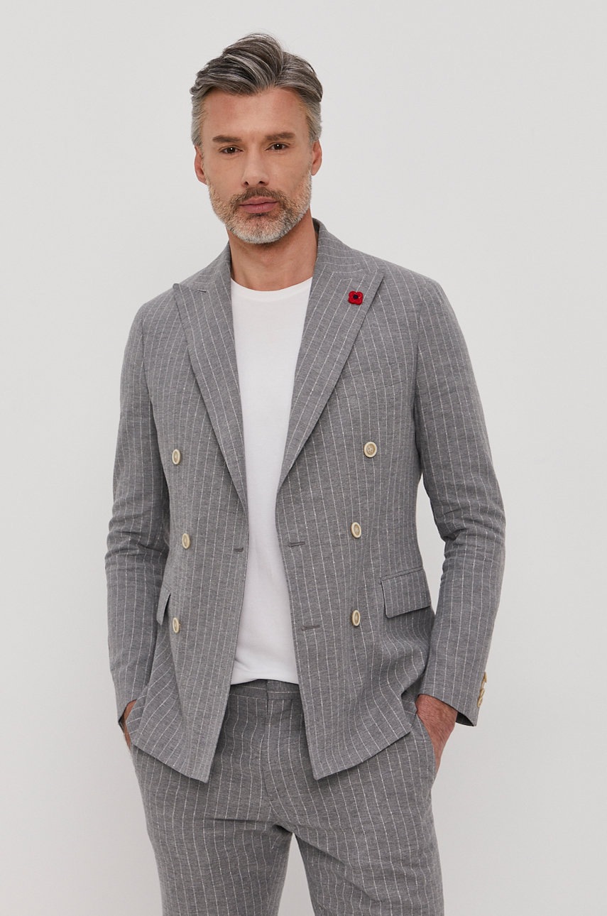 

Костюм Tommy Hilfiger Tailored мужская цвет серый с узором