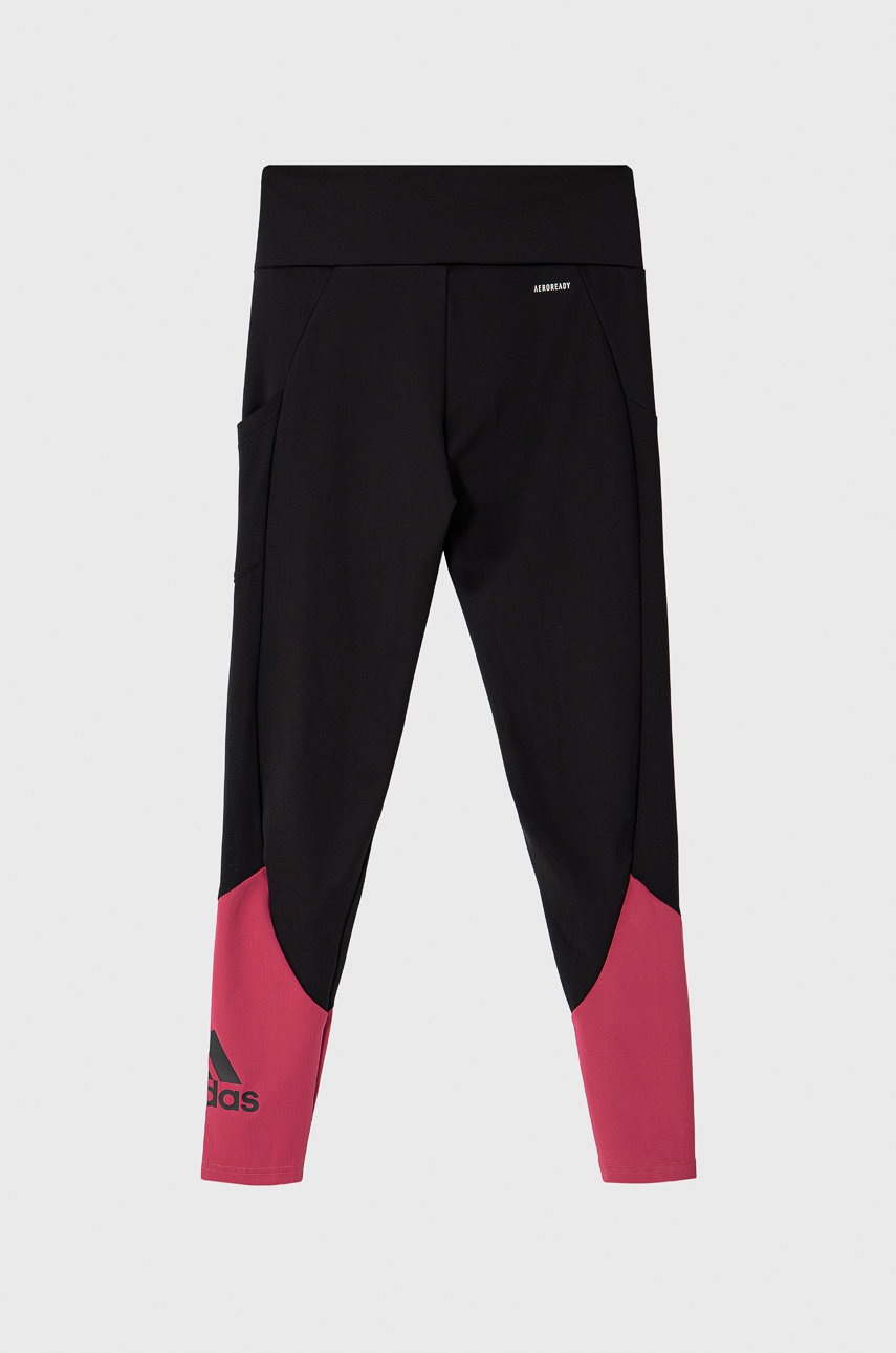 

Леггинсы adidas женские цвет чёрный с принтом