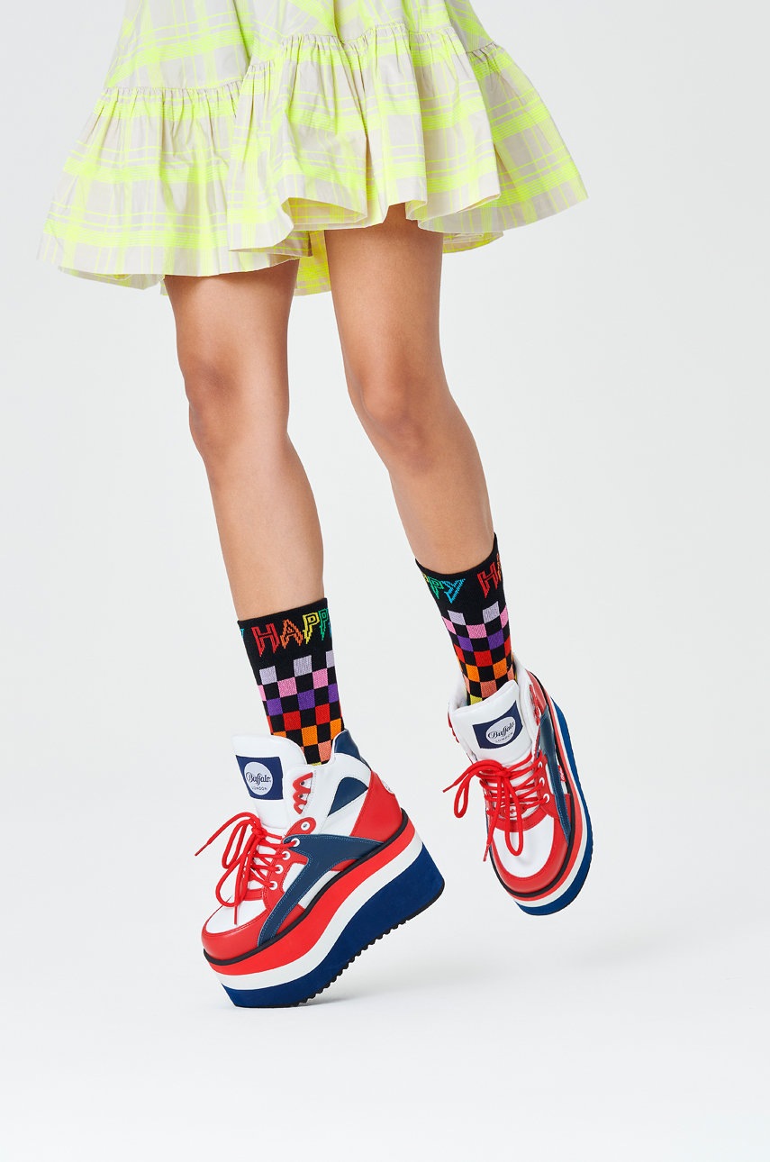 

Happy Socks - Носки Rainbow Check Thin Crew