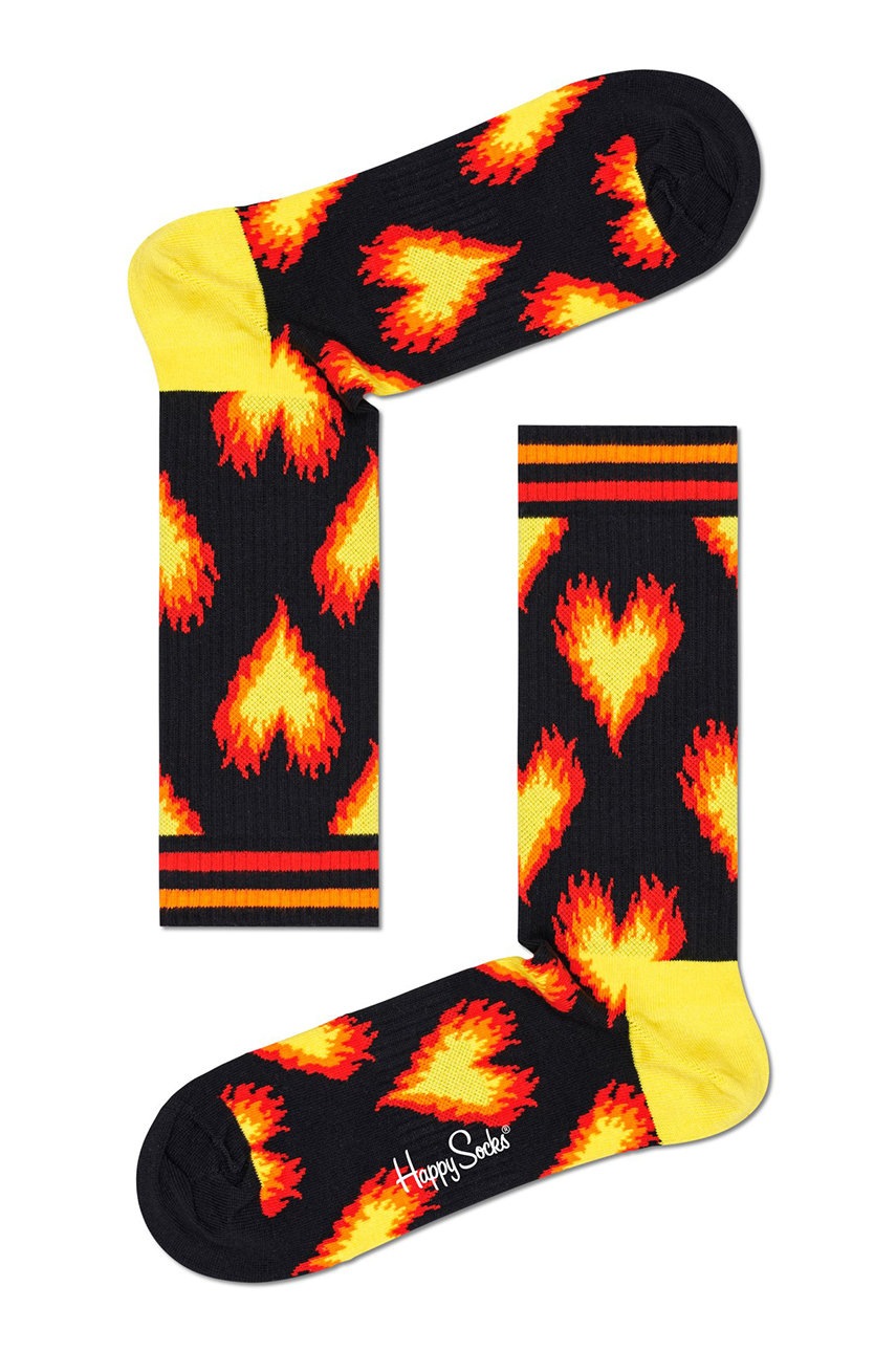 

Happy Socks - Носки Burning Heart Thin Crew
