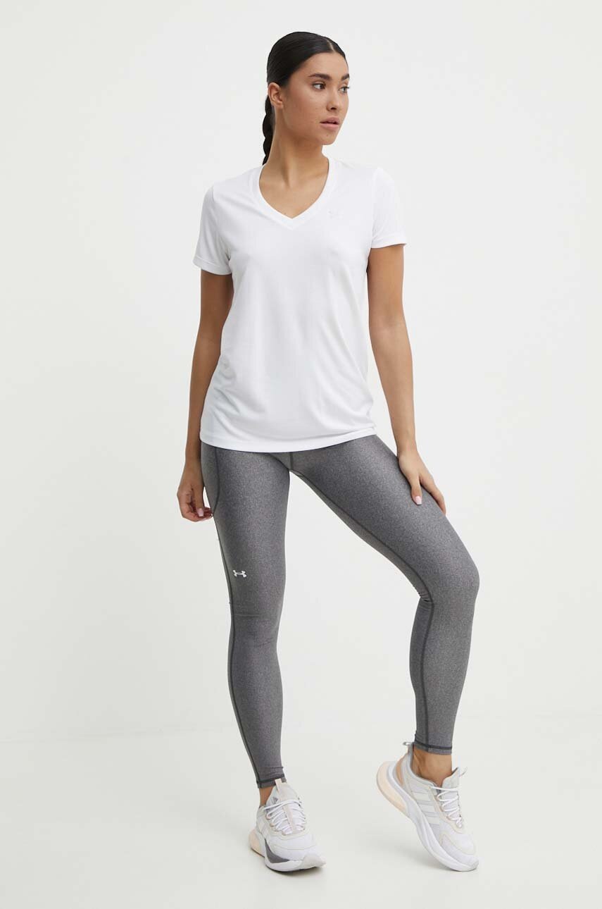 Κολάν προπόνησης Under Armour HG Armour HiRise χρώμα: γκρι, 1365336 φωτογραφία