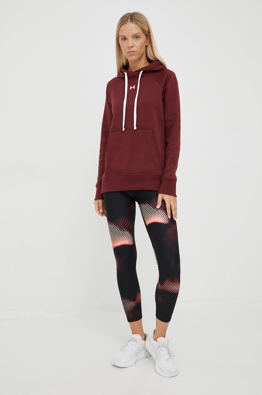 

Легінси для тренувань Under Armour жіночі колір чорний візерунок