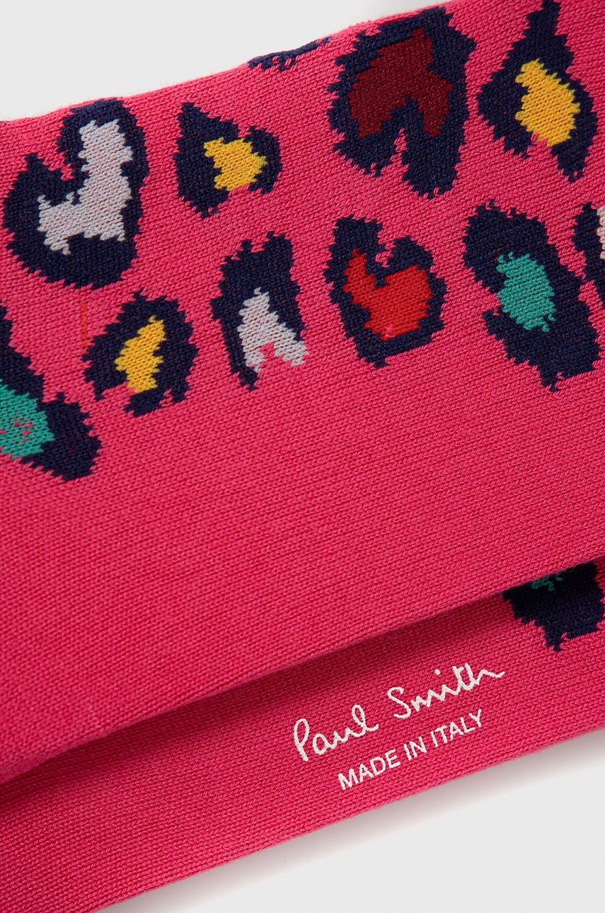 

Носки PS Paul Smith женские цвет розовый