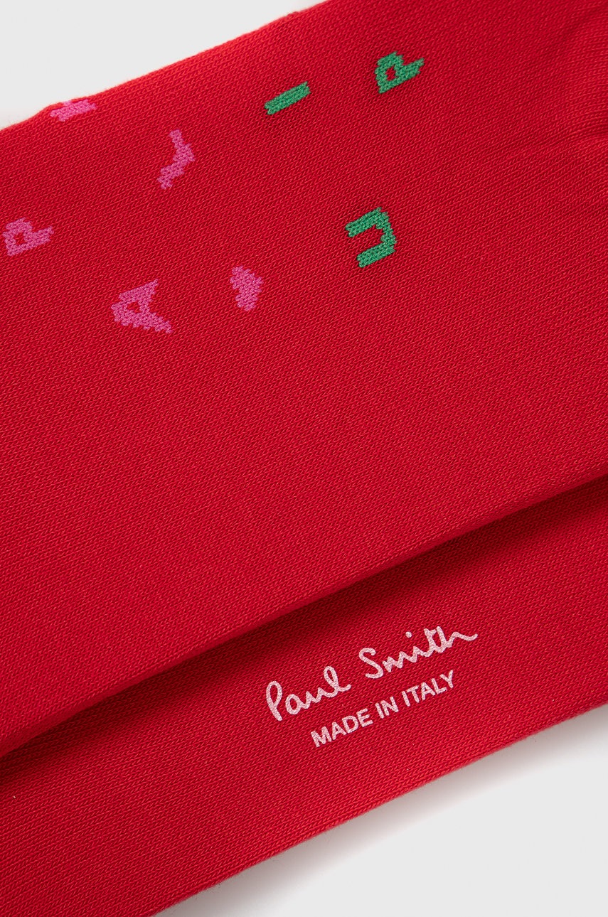 

Носки PS Paul Smith женские цвет красный