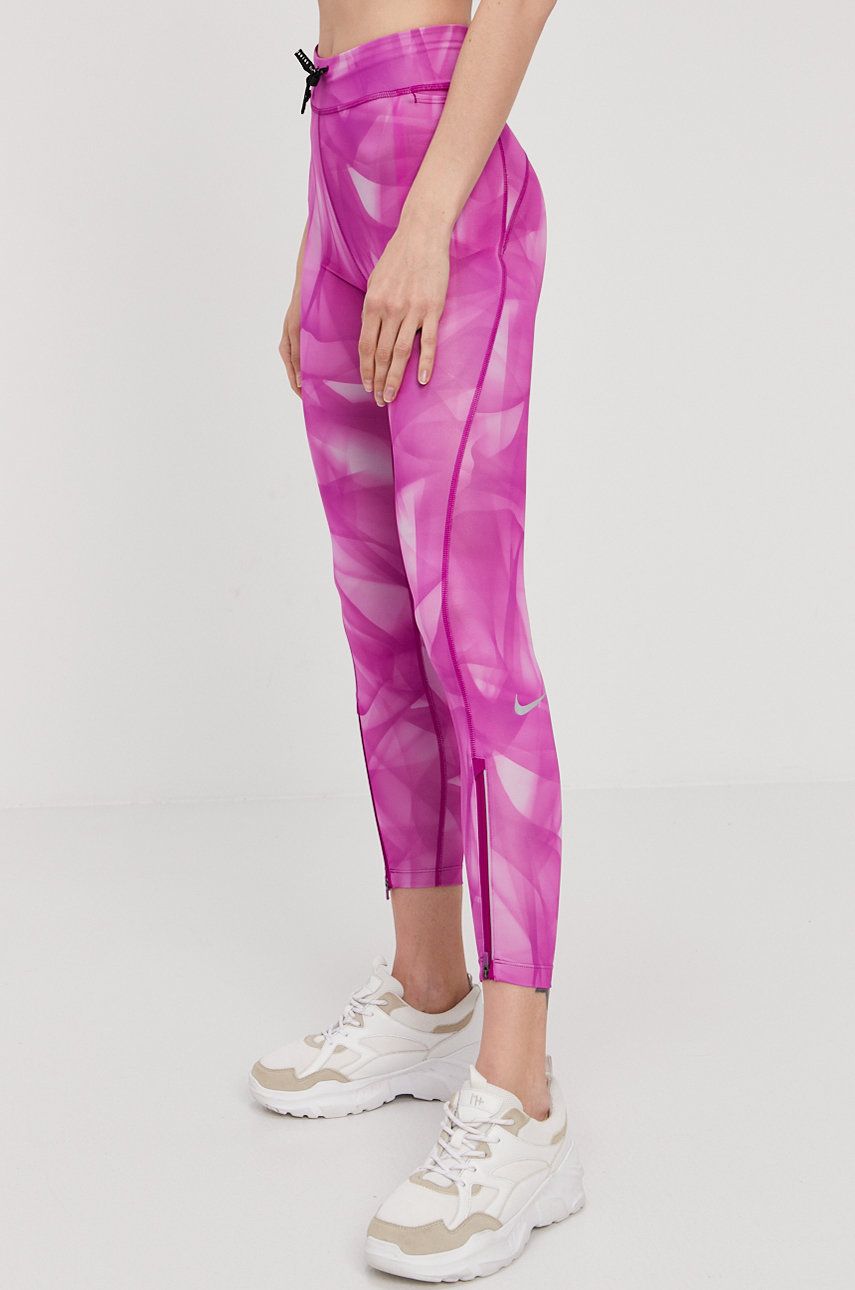 Nike Colanți femei, culoarea roz, modelator answear.ro