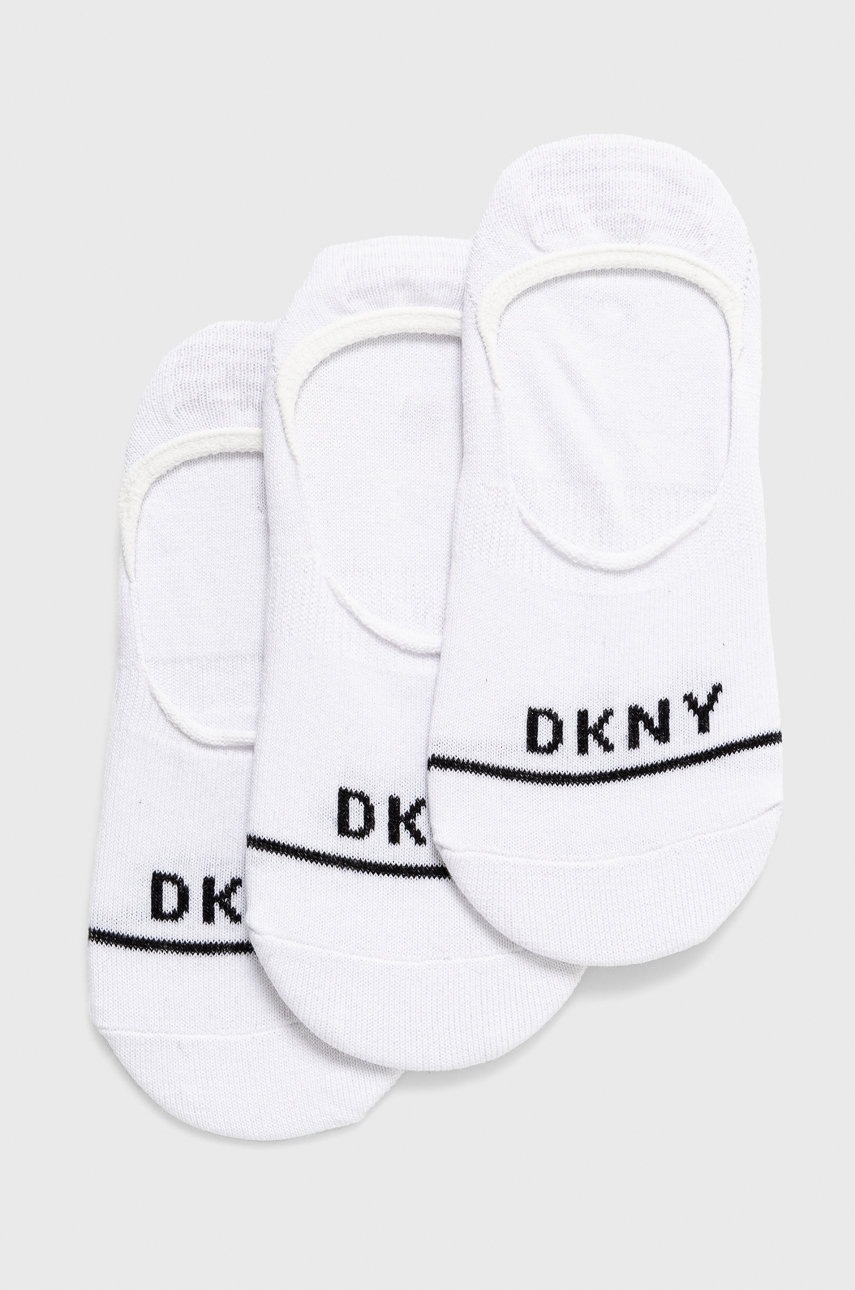 

Чорапи Dkny дамски в бяло, Бял