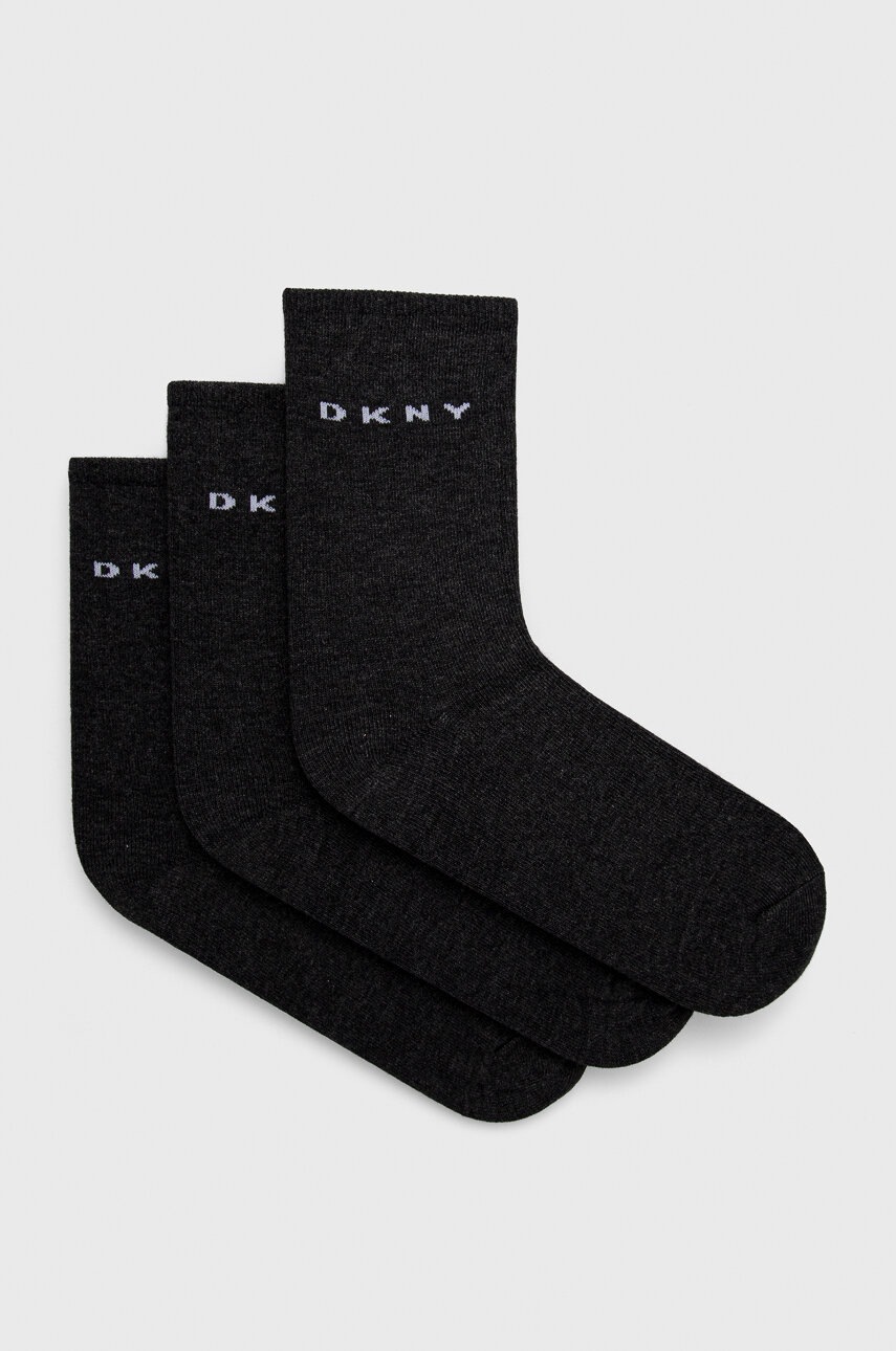 

Шкарпетки Dkny жіночі колір сірий