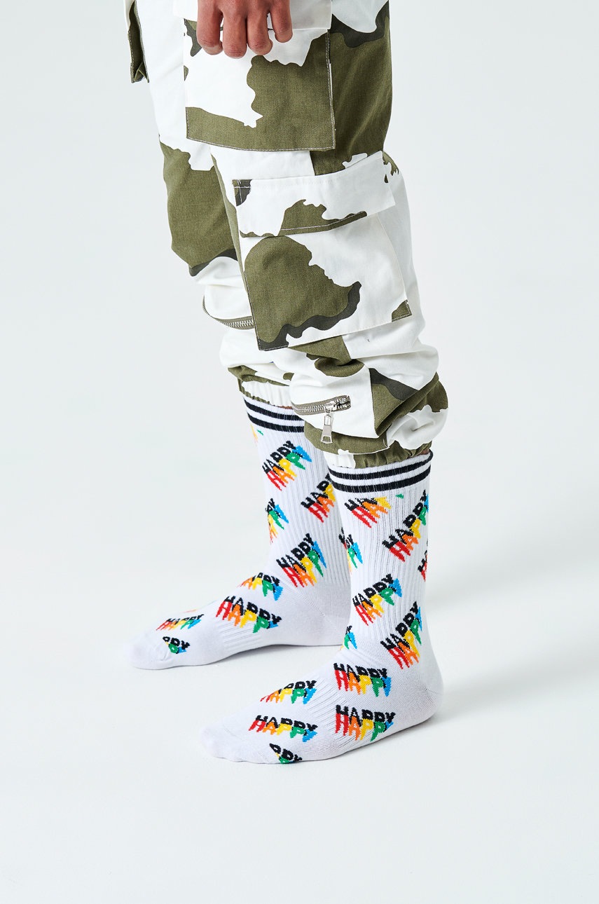 

Happy Socks - Носки Happy Logo Thin Crew