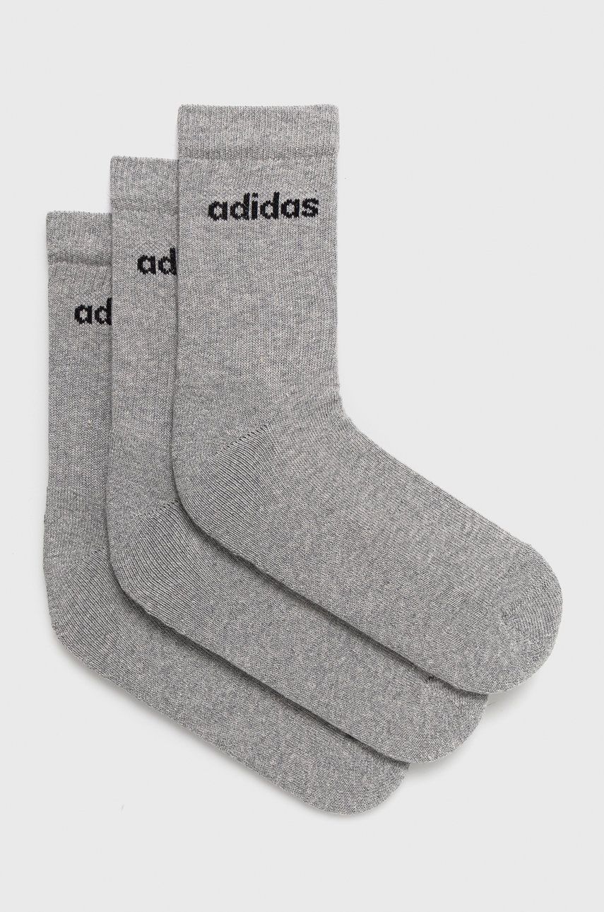 

adidas - Чорапи (3 чифта), Сив