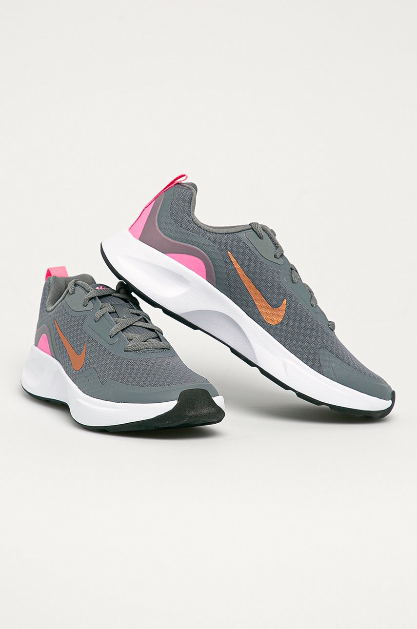 

Черевики Nike Kids колір сірий