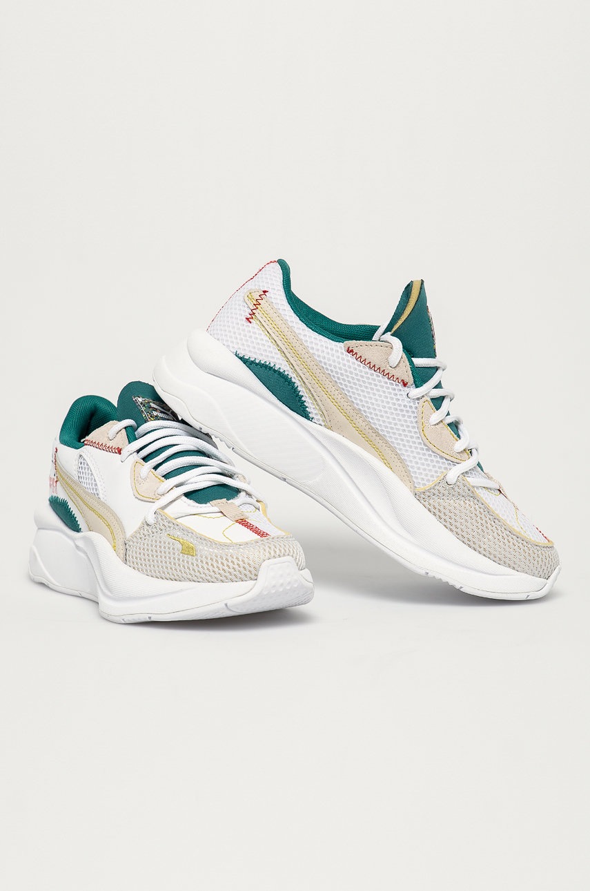 

Черевики Puma 375861 колір білий на плоскому ходу