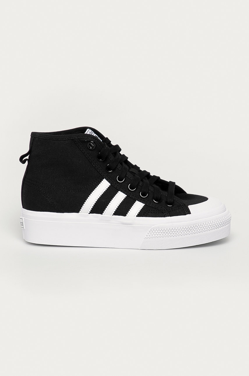 Adidas Originals - Tenisi Nizza Platform Mid Fy2783 Fy2783-blk/wht