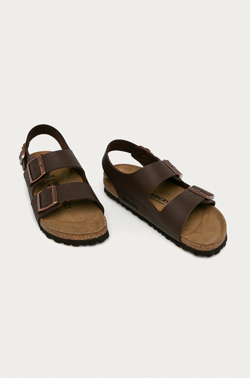 Σανδάλια Birkenstock Milano χρώμα: καφέ, 34703 φωτογραφία