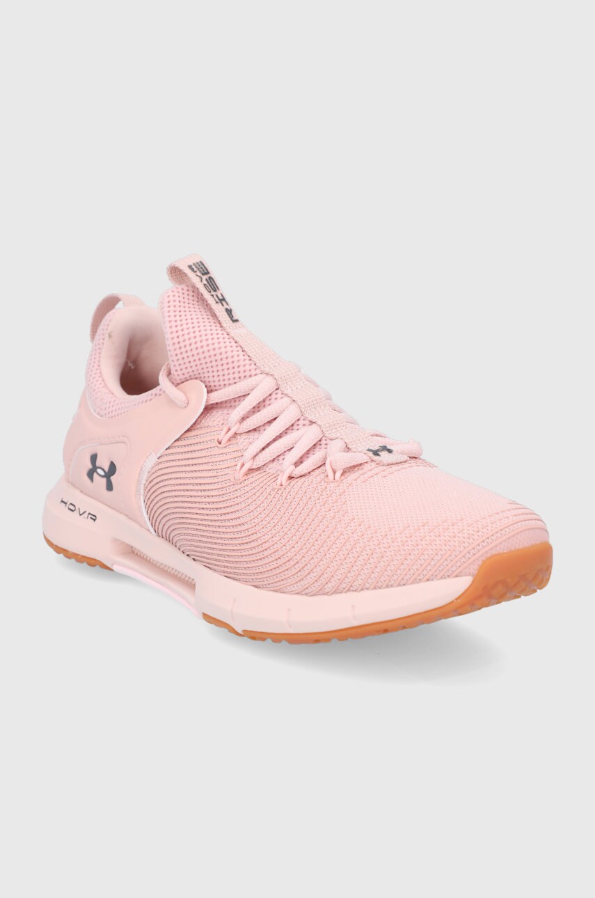 

Ботинки Under Armour 3023010 цвет розовый на плоском ходу
