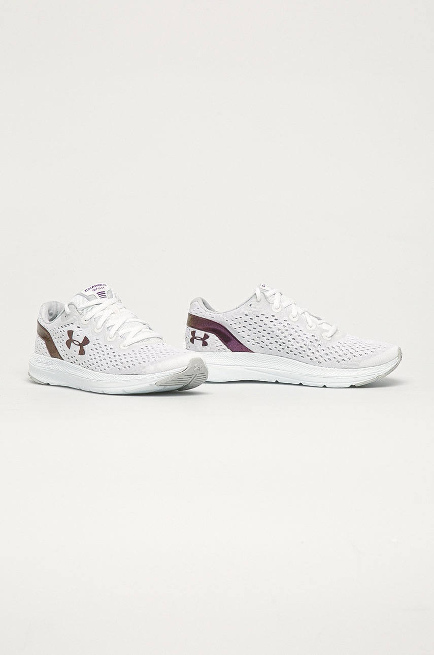 

Черевики Under Armour 3024444 колір білий на плоскому ходу