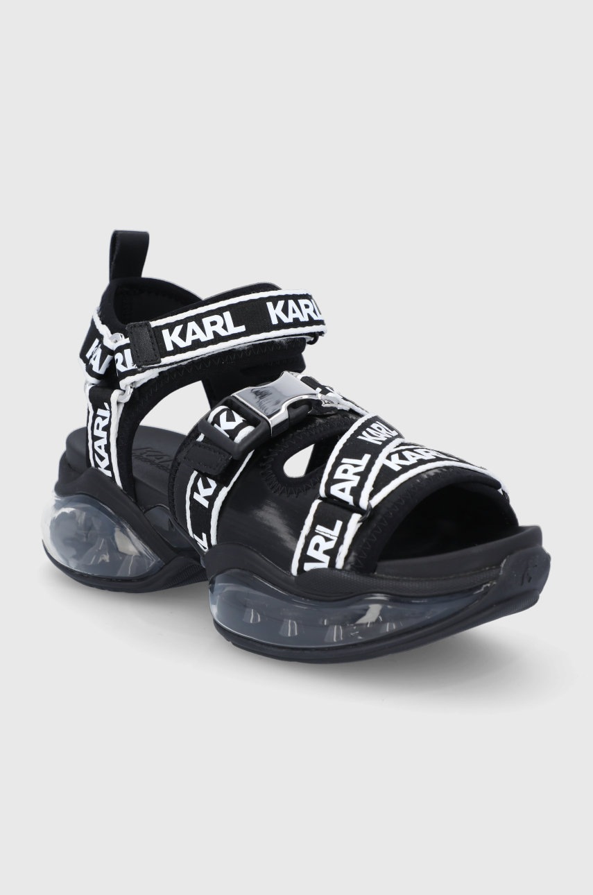 

Сандалии Karl Lagerfeld женские цвет чёрный на платформе