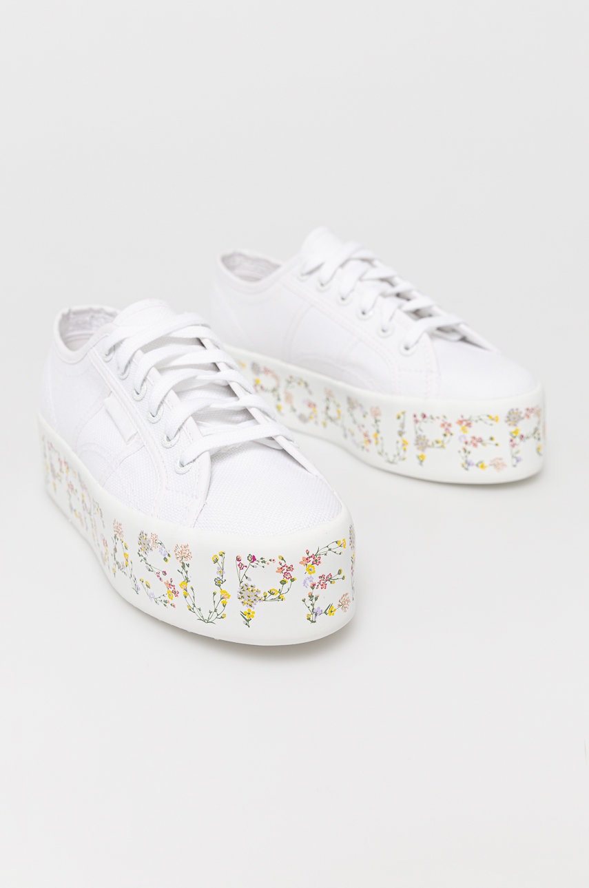 

Кеды Superga женское цвет белый