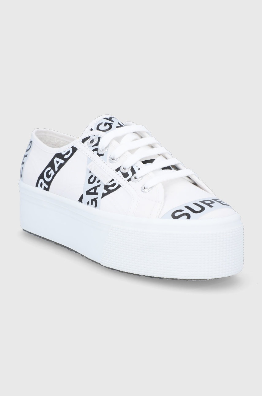 

Кеды Superga женское цвет белый