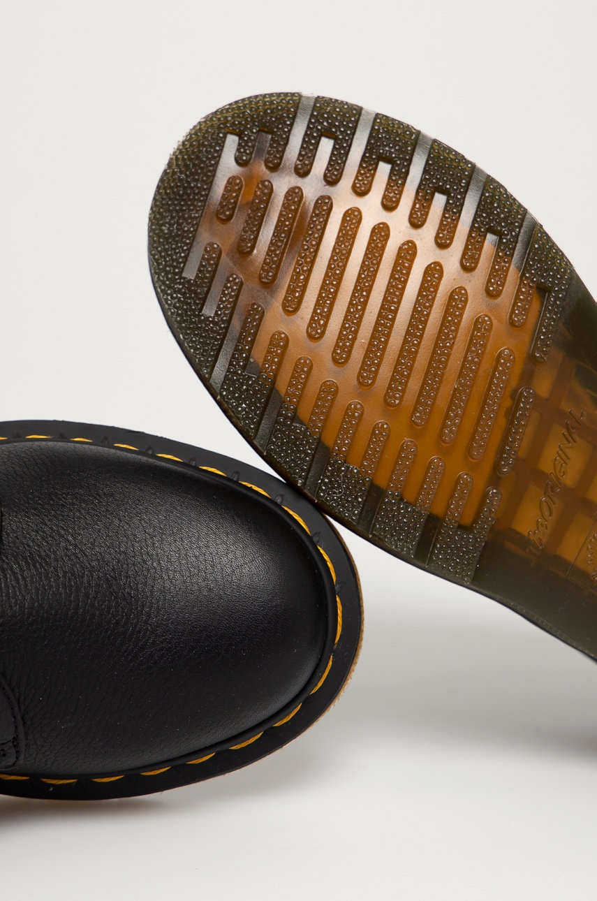Туфлі Dr. Martens жіночі колір чорний на плоскому ходу 24256001-Black 