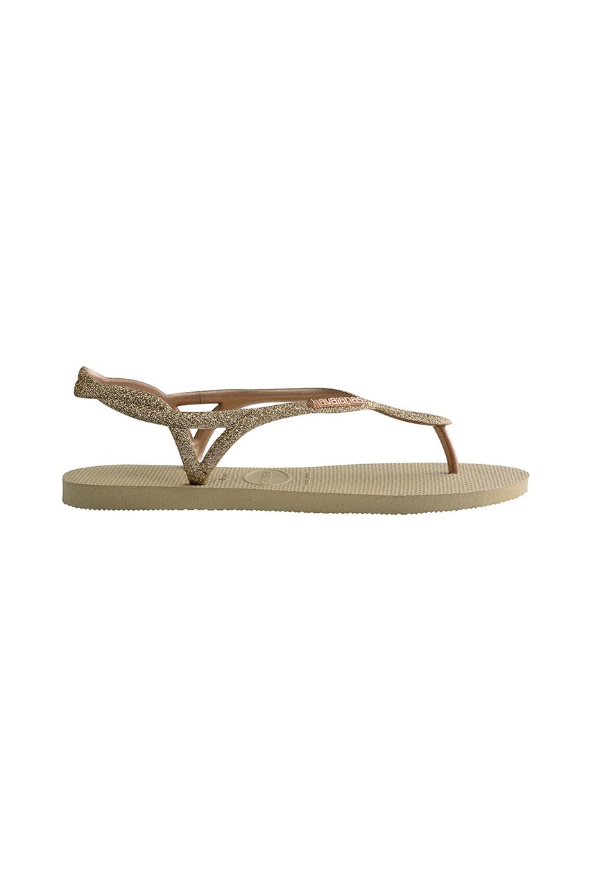 Havaianas sandale LUNA PREMIUM II femei, culoarea bej 4146130.0154