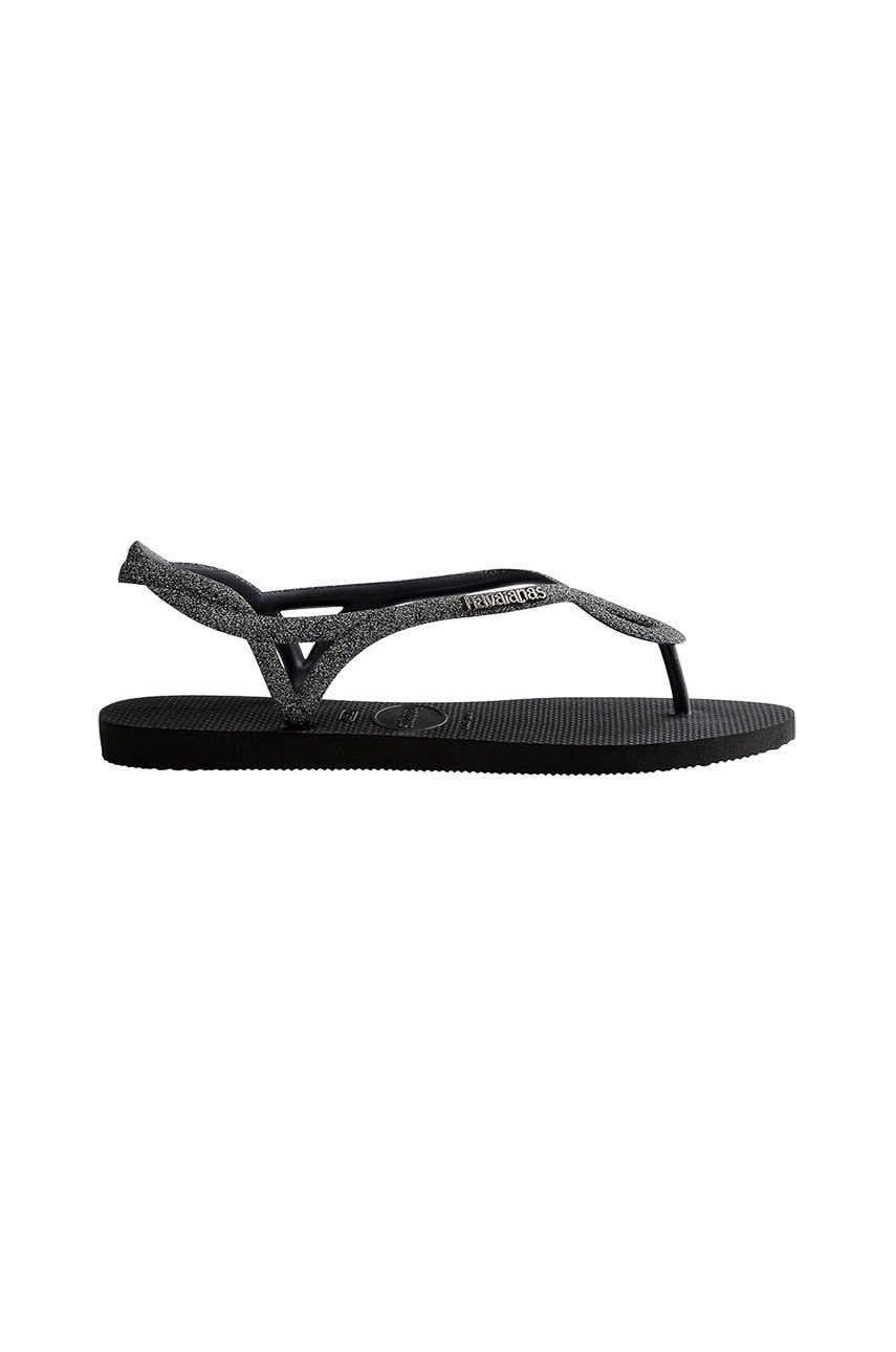 Havaianas sandale LUNA PREMIUM II femei, culoarea negru 4146130.4057