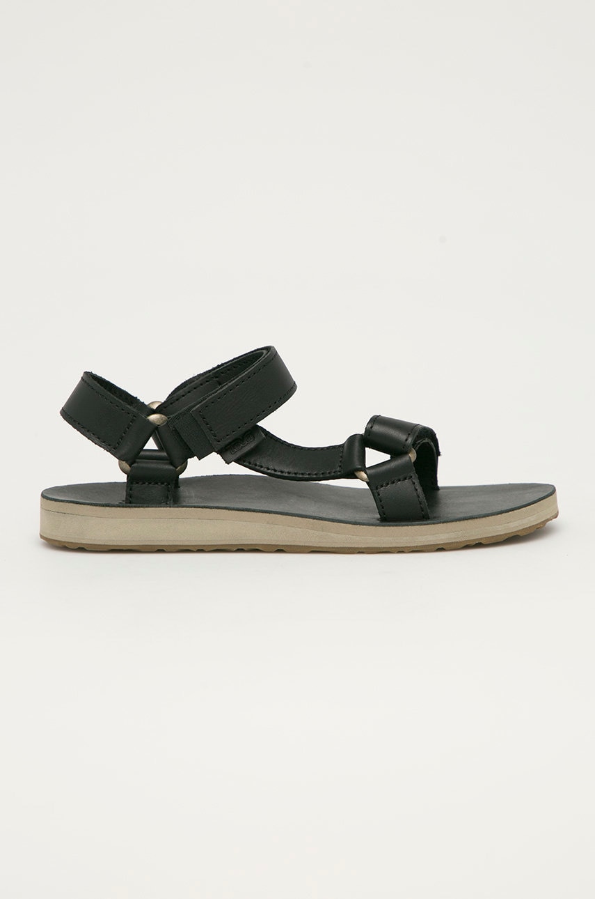 Teva Sandale De Piele Femei, Culoarea Negru 1116637-sddn