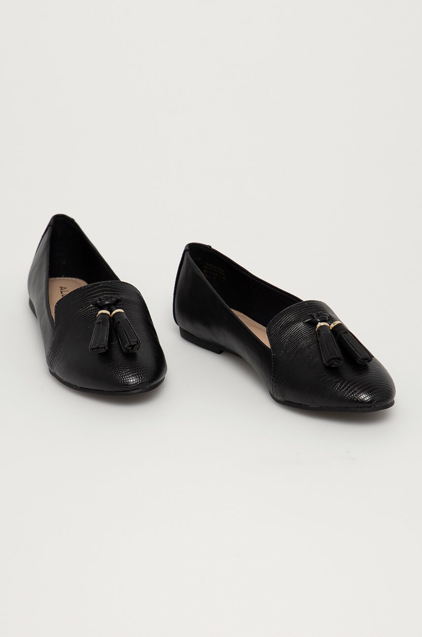 

Мокасины Aldo женское цвет чёрный на плоском ходу
