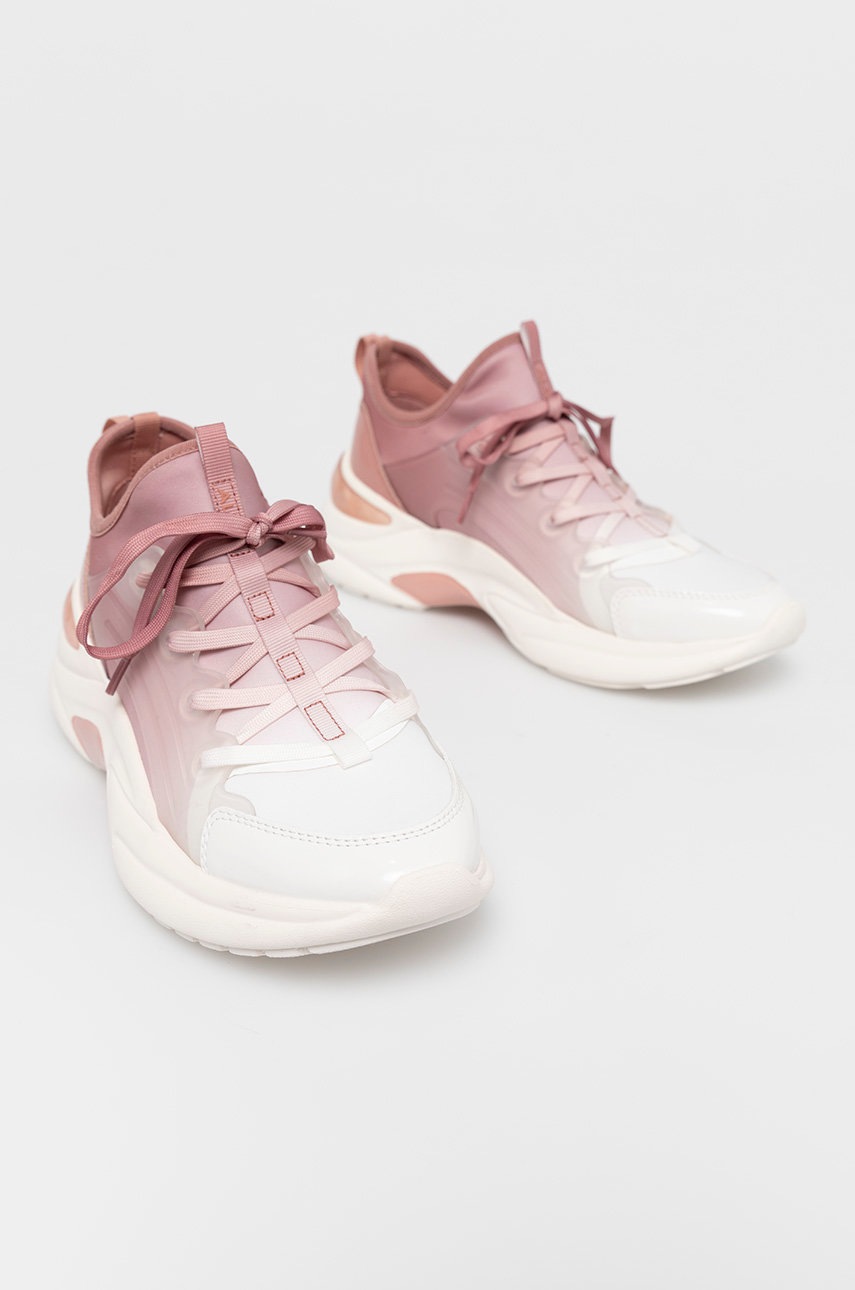 

Черевики Aldo колір рожевий на платформі