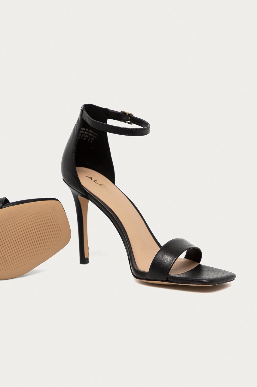 

Кожаные сандалии Aldo цвет чёрный
