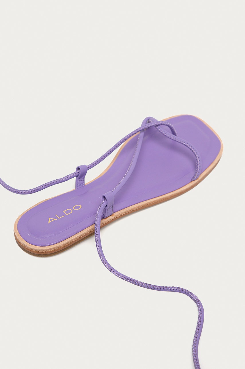 

Кожаные сандалии Aldo женские цвет фиолетовый