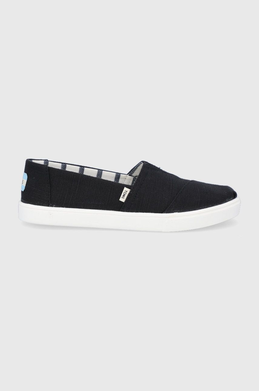 Levně Espadrilky Toms černá barva