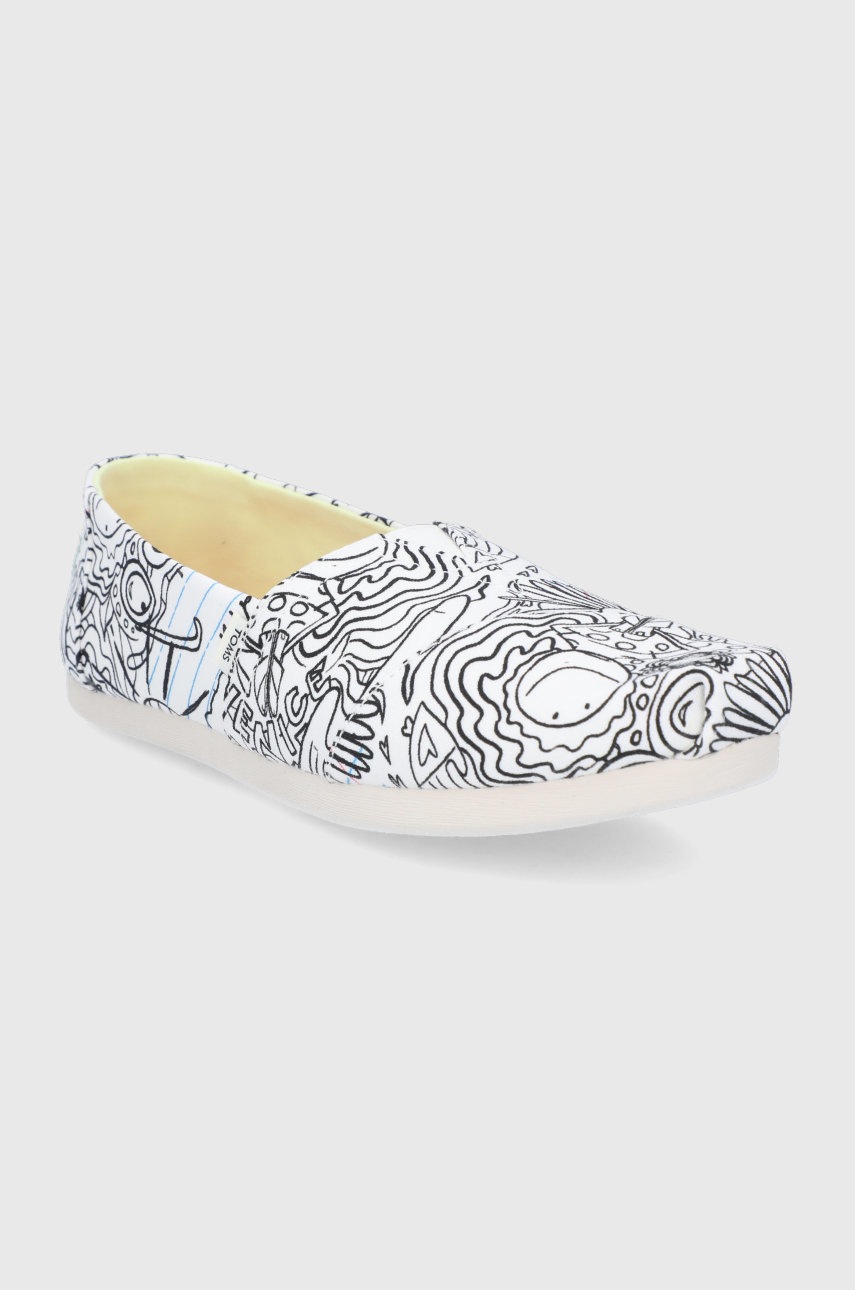 

Еспадрилі Toms Alpargata колір білий