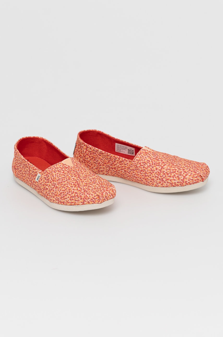 

Еспадрилі Toms Alpargata колір червоний