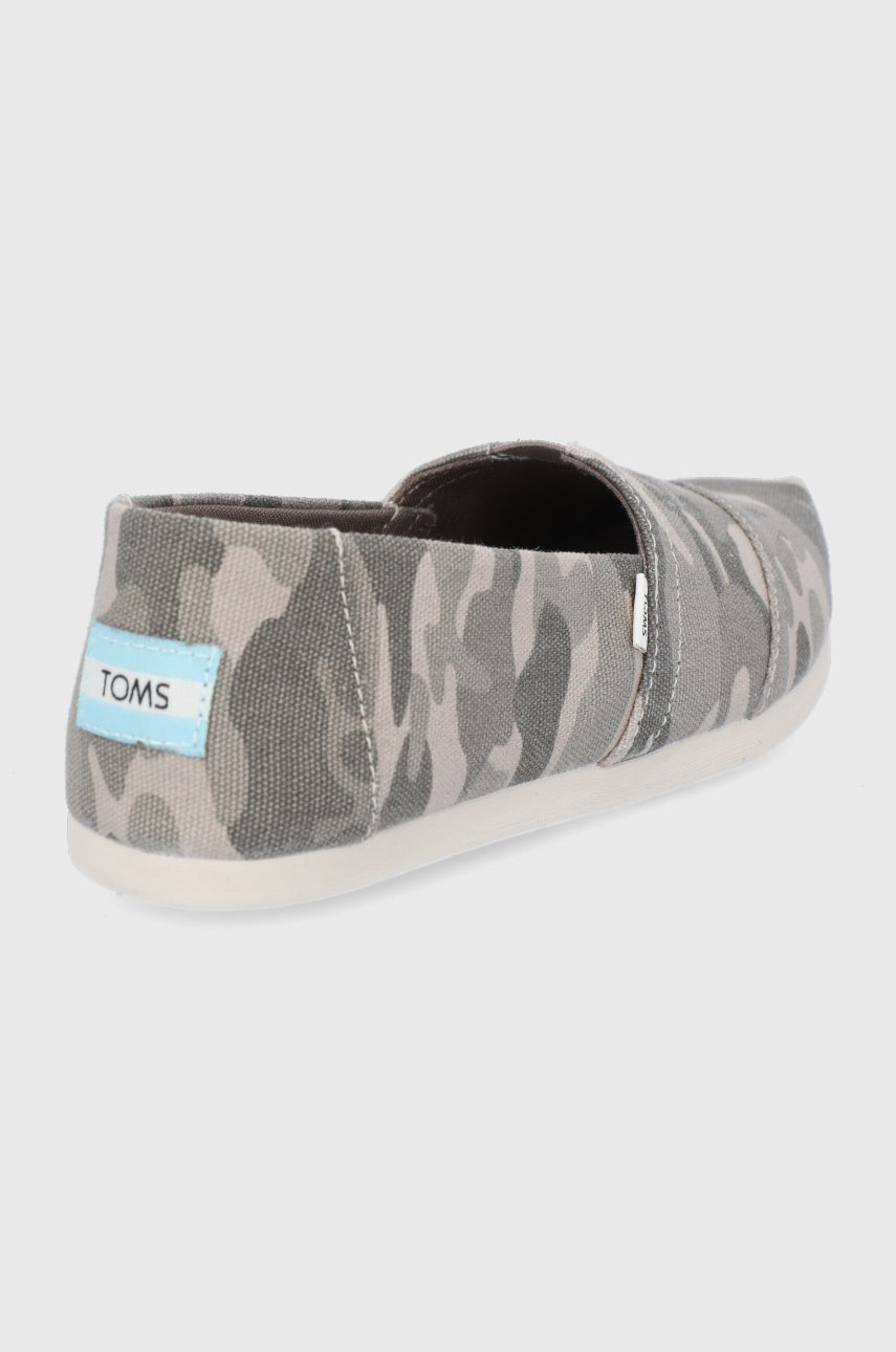 Toms Espadrile Alpargata Culoarea Gri