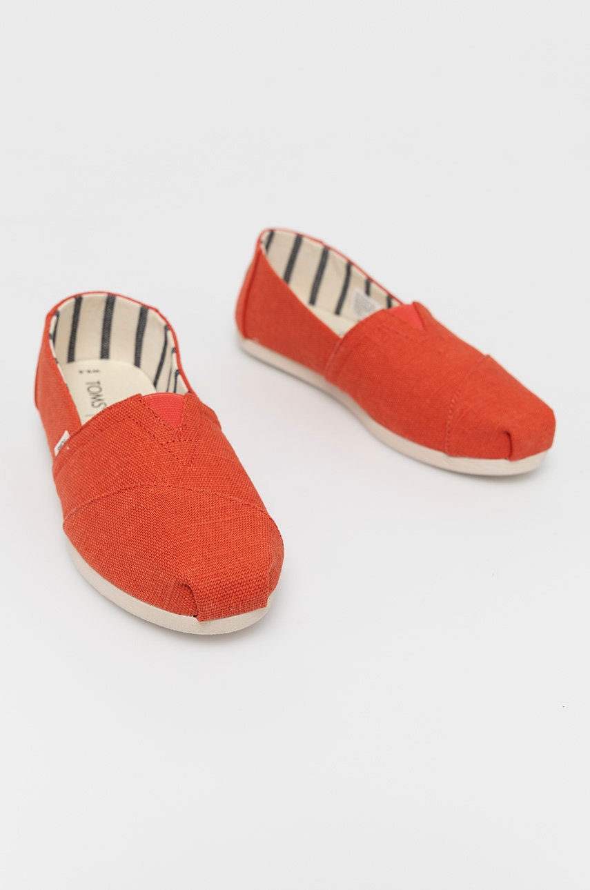 

Еспадрилі Toms колір червоний