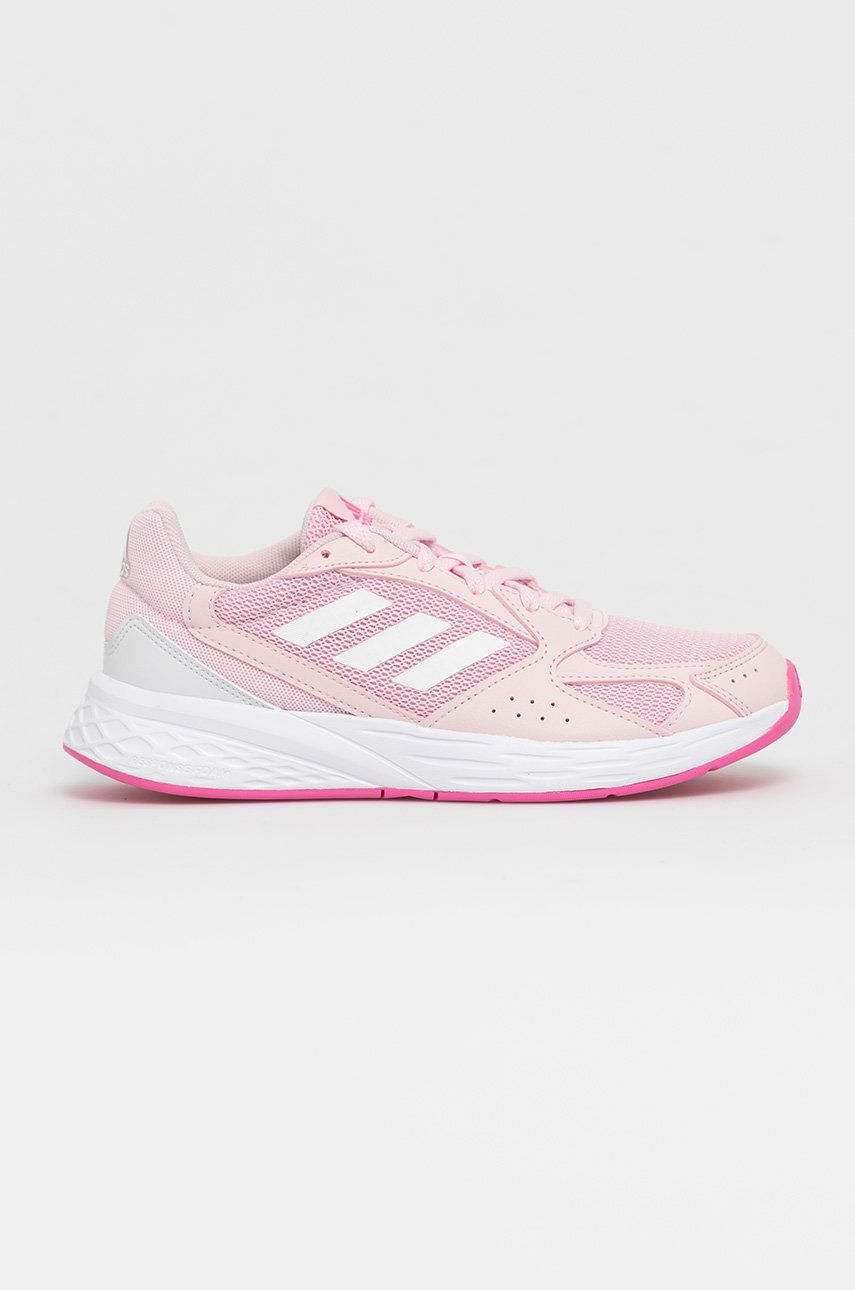 Adidas Pantofi culoarea roz, cu toc plat