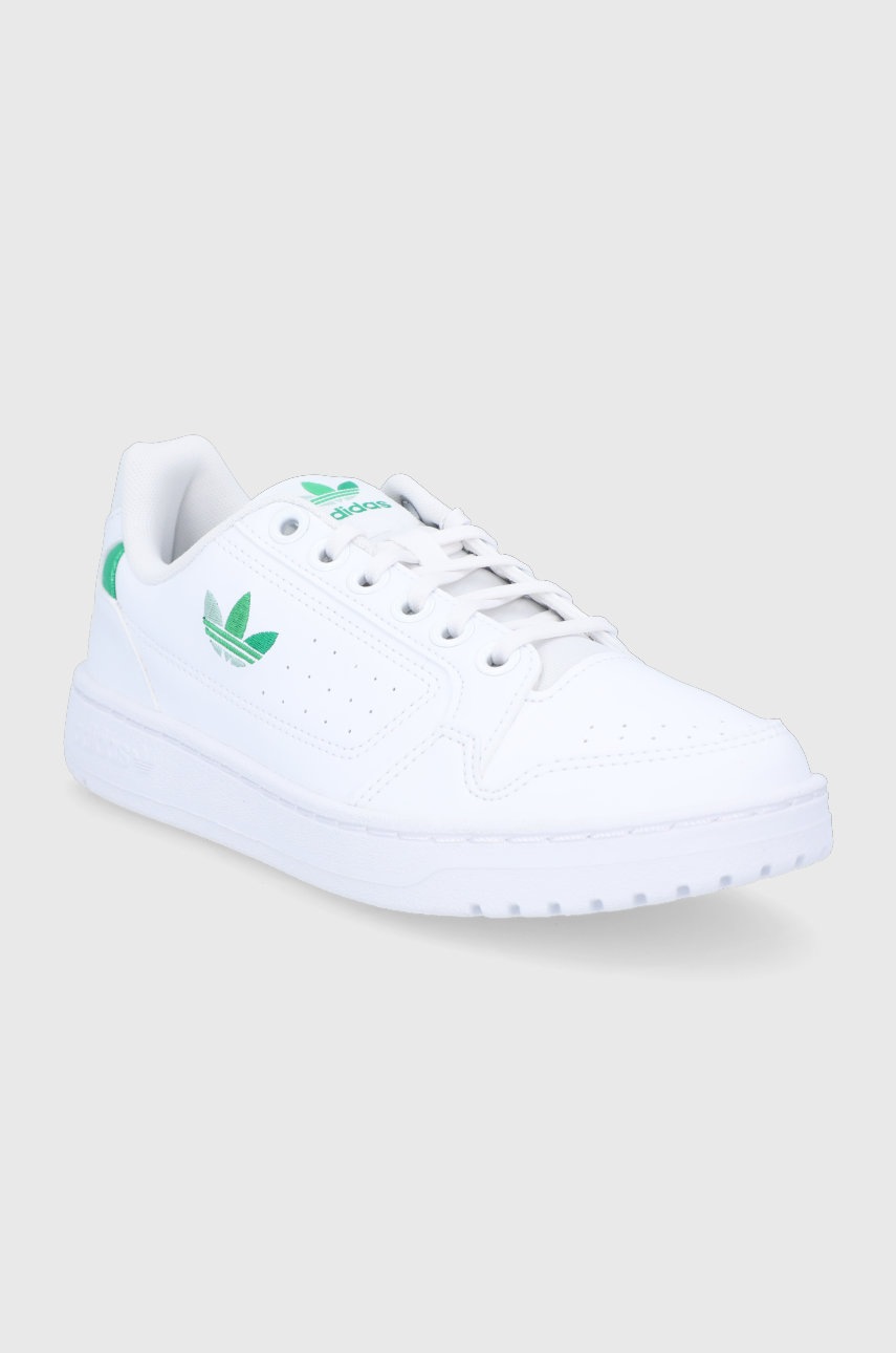 

Черевики adidas Originals NY 90 колір білий на плоскому ходу