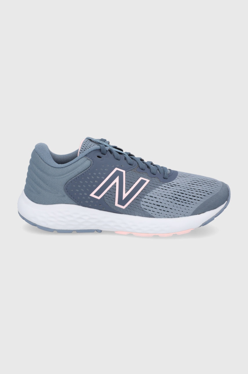 Levně Boty New Balance W520LP7 šedá barva, na plochém podpatku