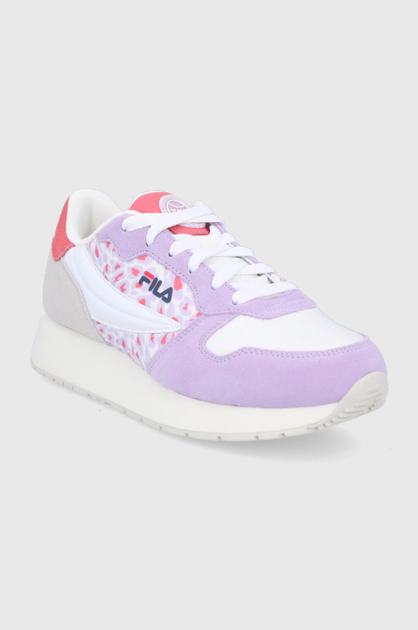 

Черевики Fila Retroque колір рожевий на платформі