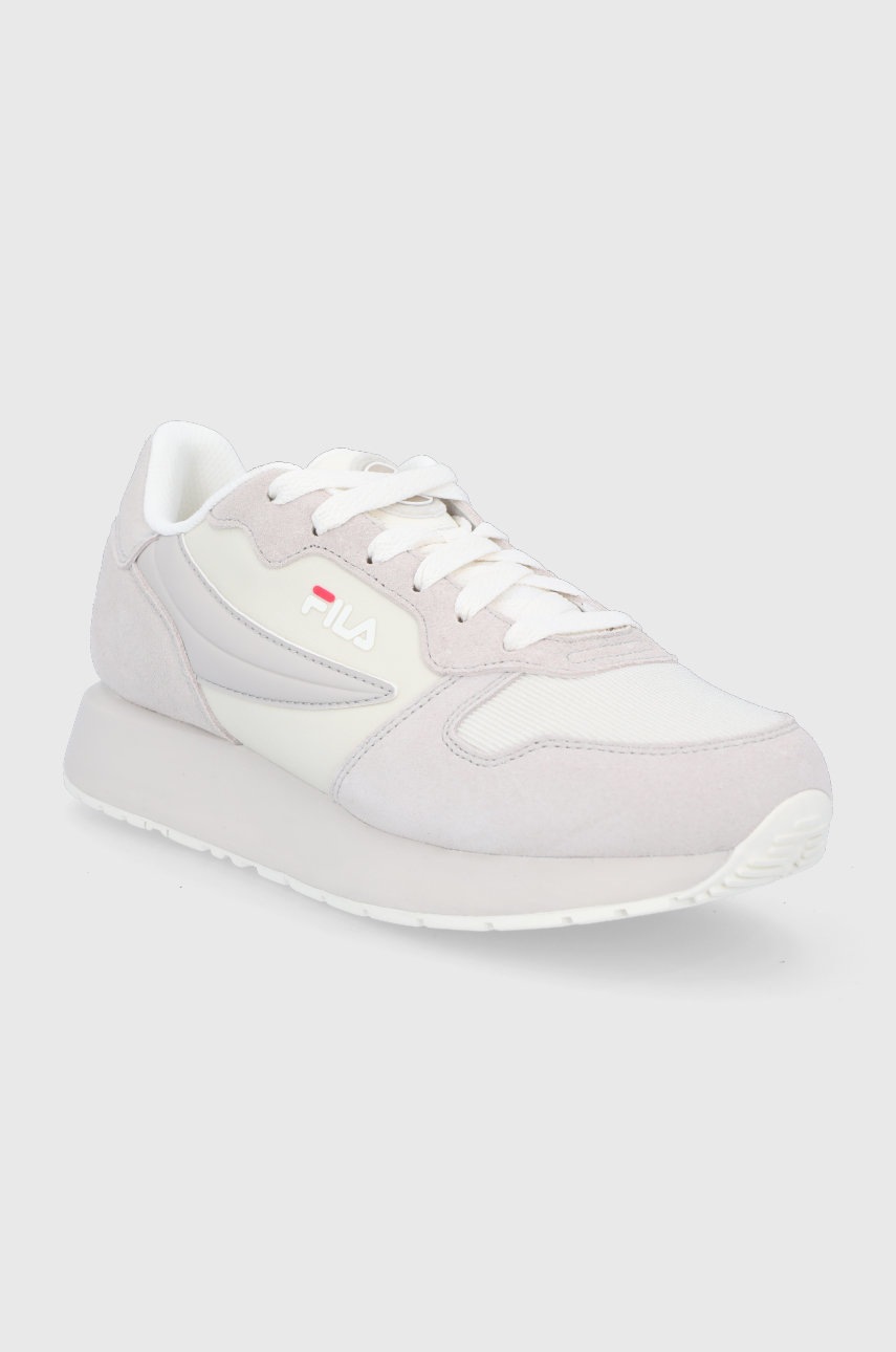 

Черевики Fila Retroque колір сірий на платформі