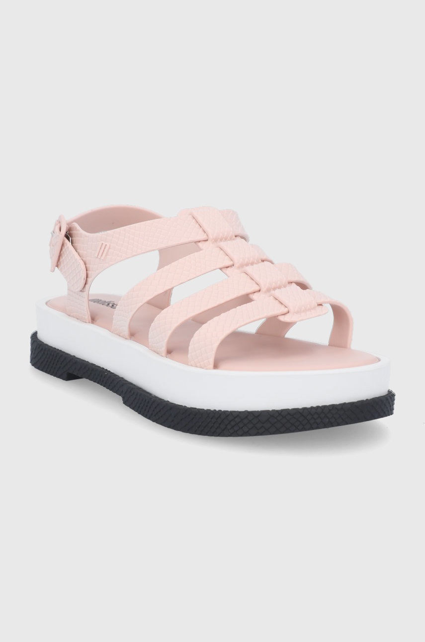

Сандалии Melissa Flox III женские цвет розовый на платформе