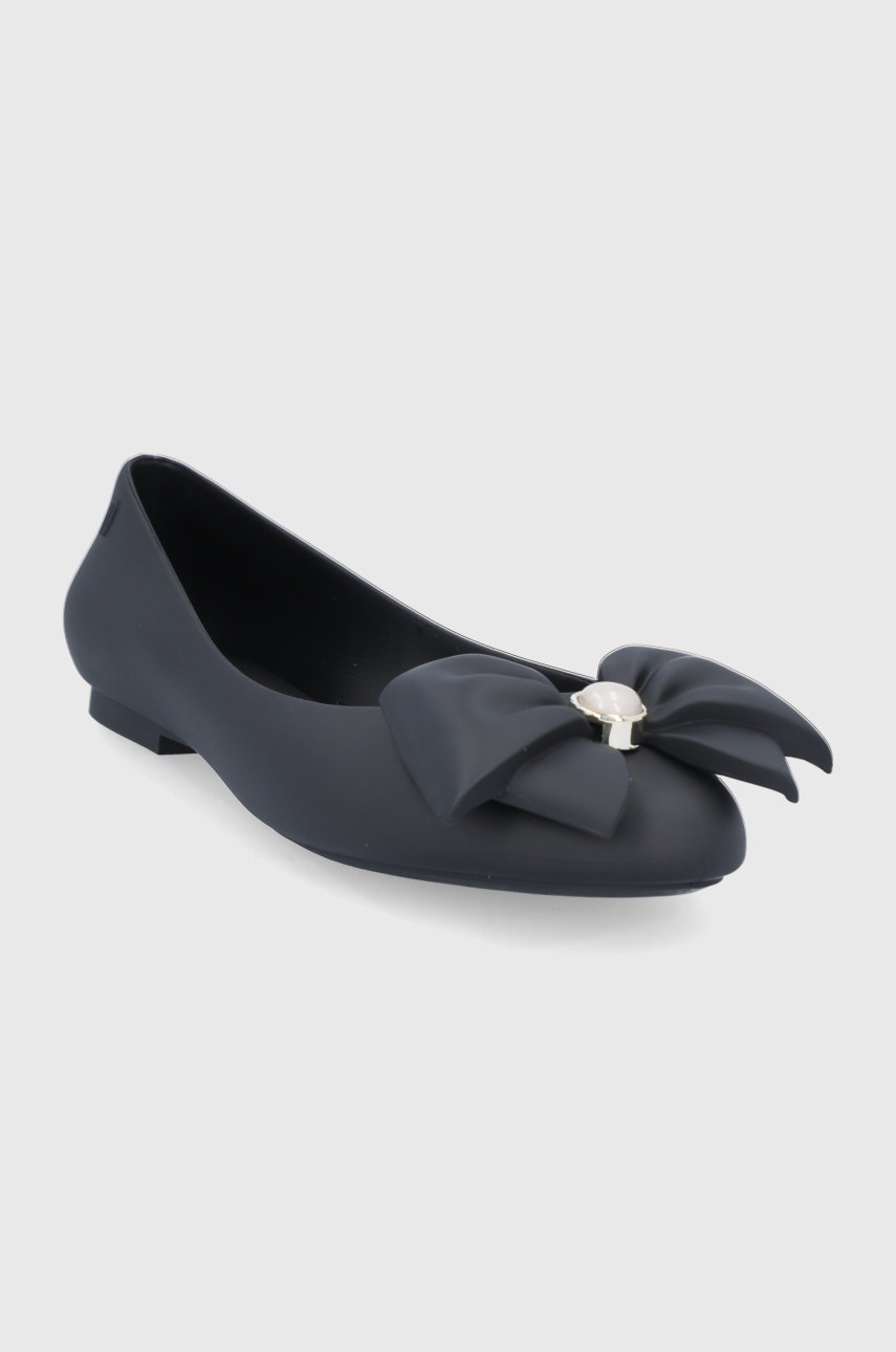 

Балетки Melissa Doll цвет чёрный на плоском ходу