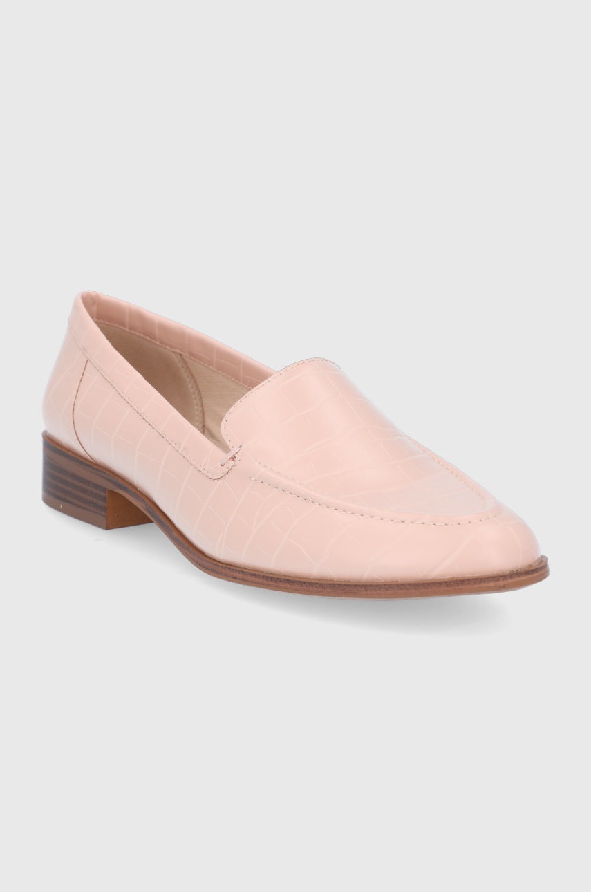 

Мокасины Aldo Gililiaflex женское цвет розовый на плоском ходу