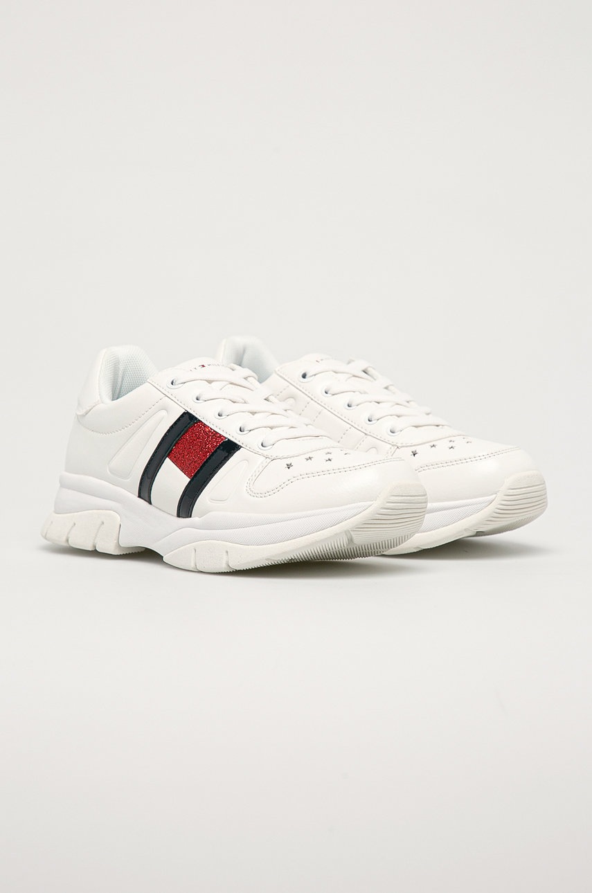 

Дитячі черевики Tommy Hilfiger колір білий