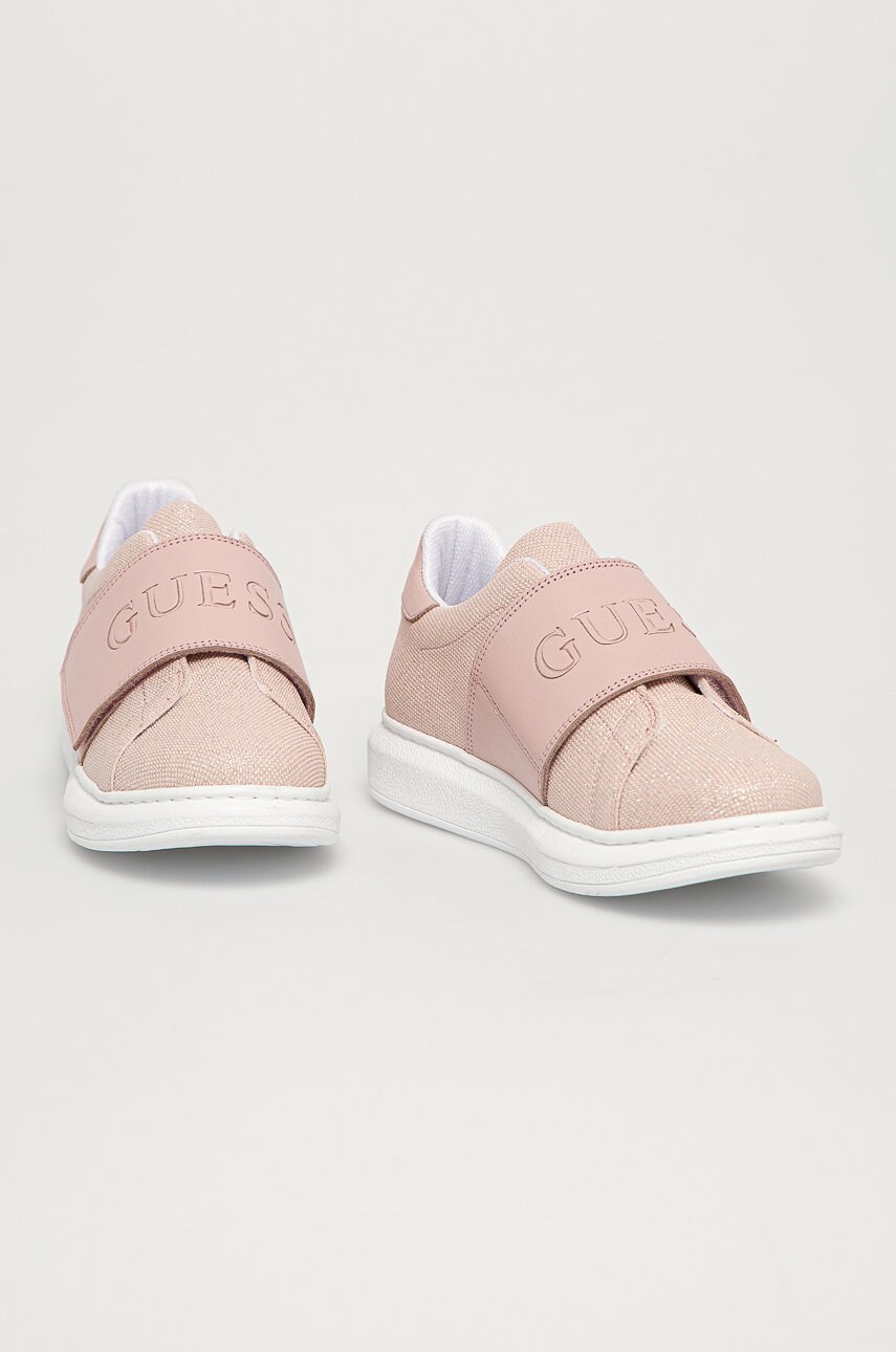 

Детские ботинки Guess цвет розовый