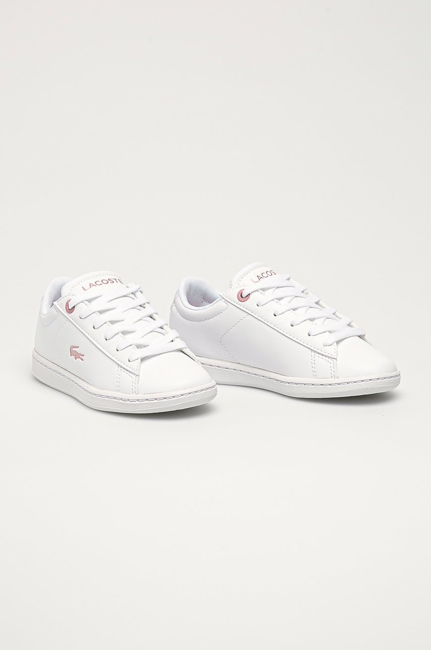 

Детские ботинки Lacoste цвет белый