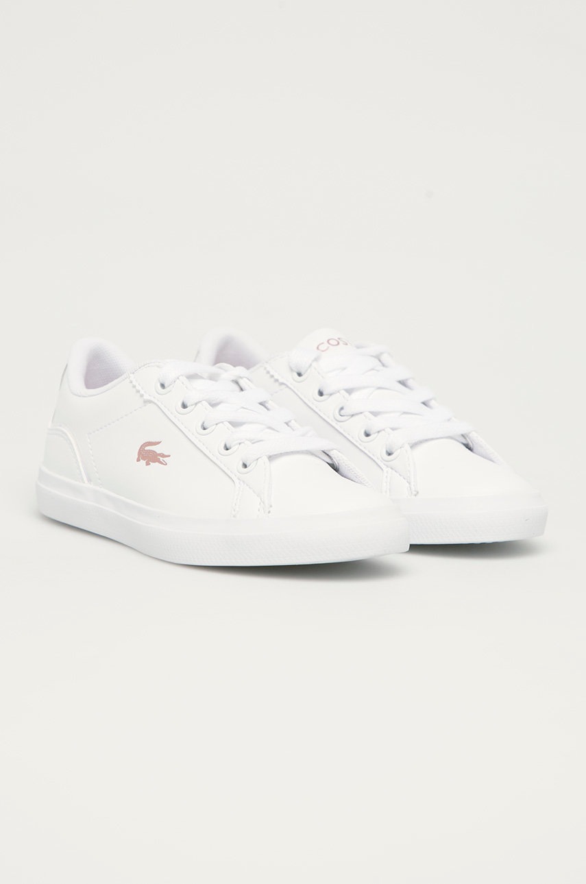 

Детские ботинки Lacoste цвет белый