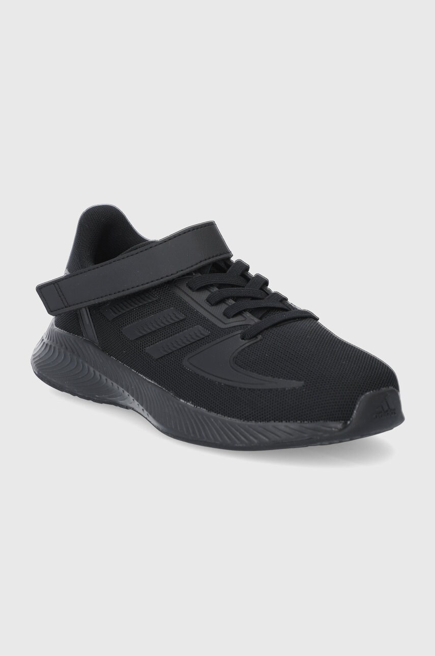 

Дитячі черевики adidas колір чорний