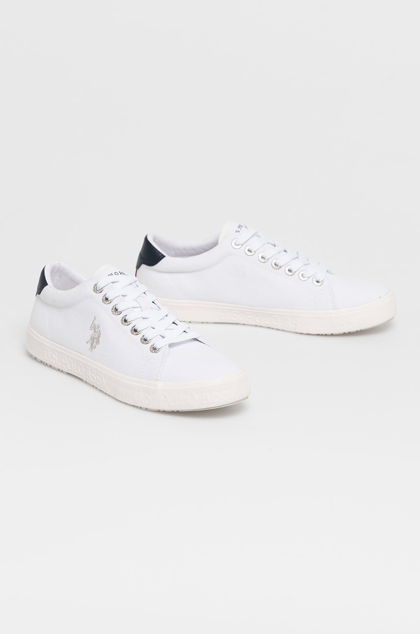 

Кеды U.S. Polo Assn. мужское цвет белый